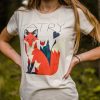 Dámske tričko Líška tatranská pieskové - Image 3