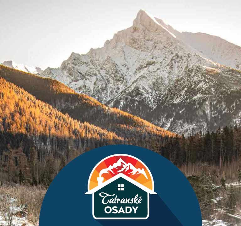 Podbanské s nádherným výhľadom na Kriváň.