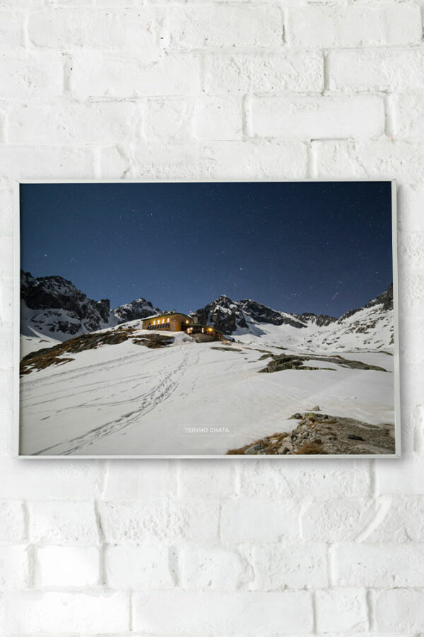 Téryho chata vo Vysokých Tatrách môže byť tiež motívom vášho posteru.