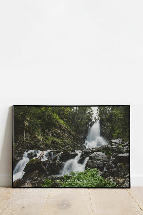 Krásne tatranské vodopády. Poster na vašu stenu.
