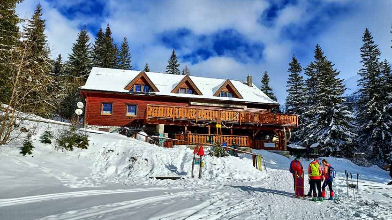 Skialp v Tatrách.