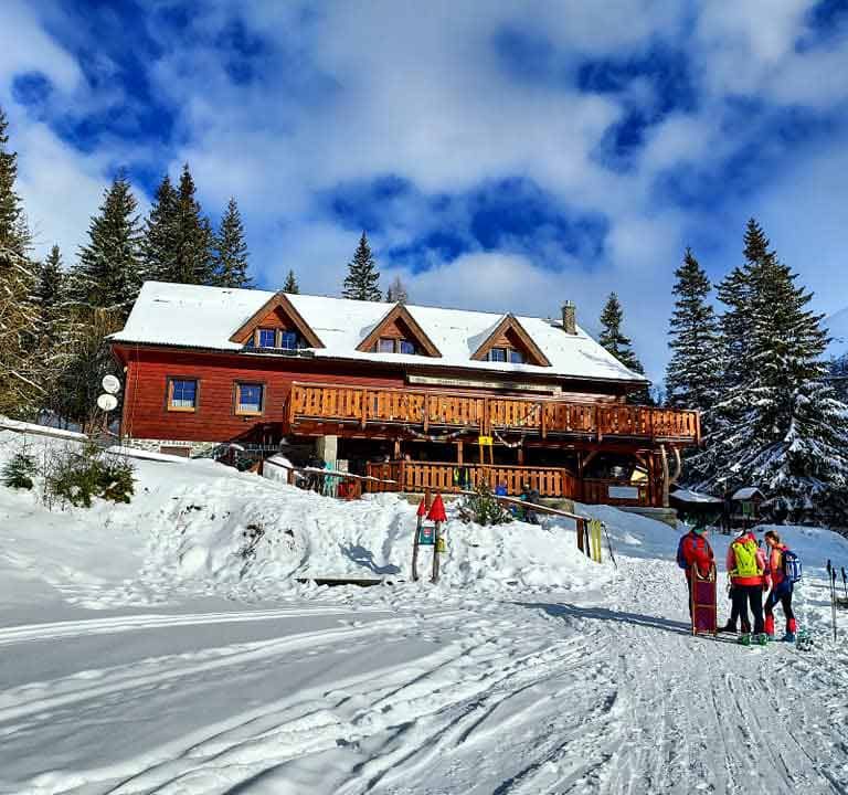 Skialp v Tatrách.