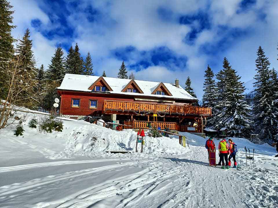 Skialp v Tatrách.