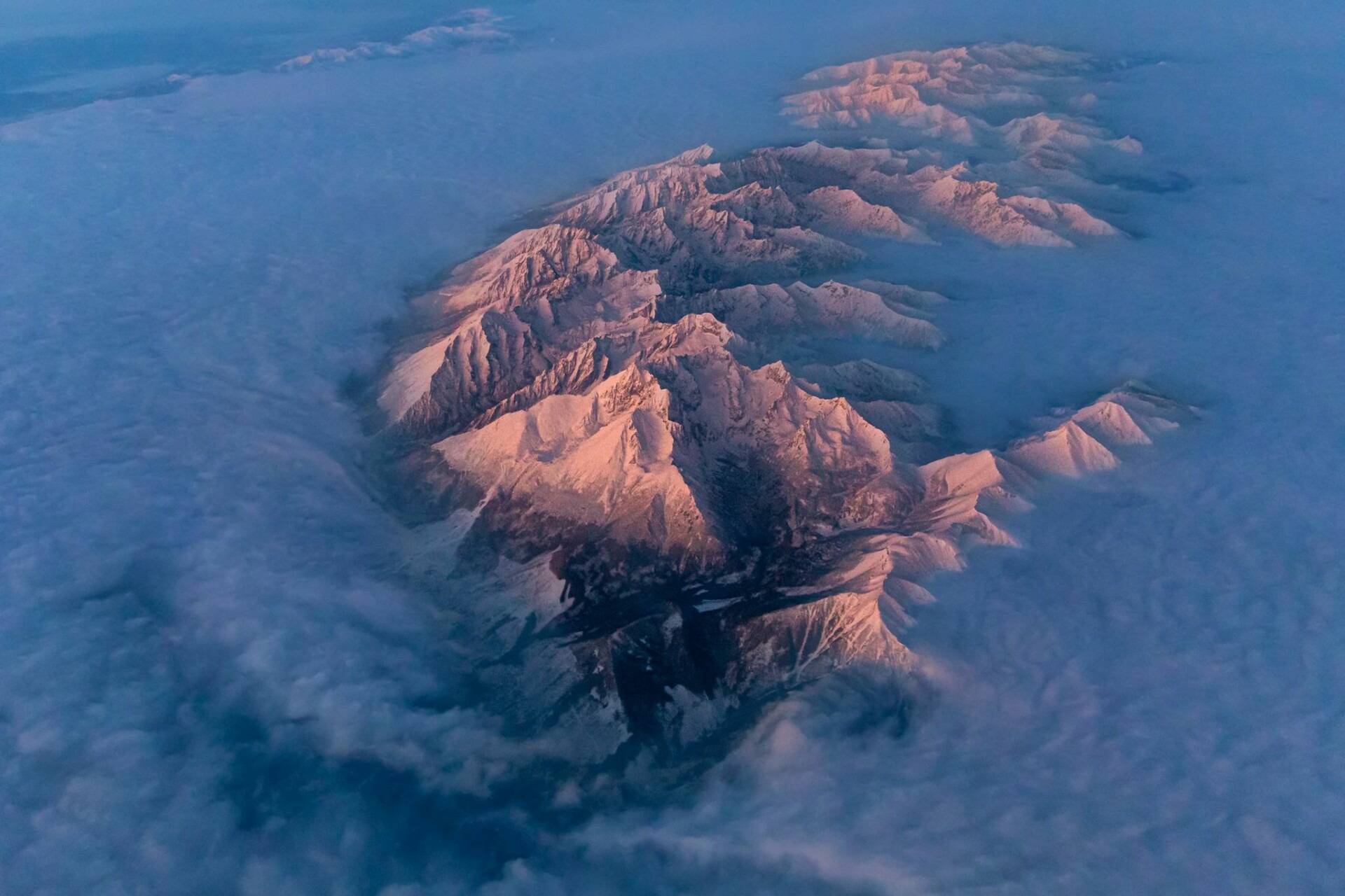 Tatry z výšky