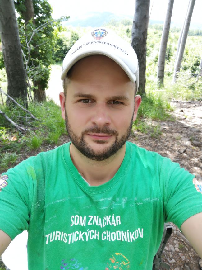Predseda Klubu slovenských turistov František Šiller.