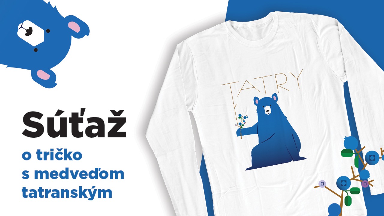 tričko s medveďom tatranským