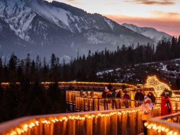 Bachledka, chodník korunami stromov s výhľadom