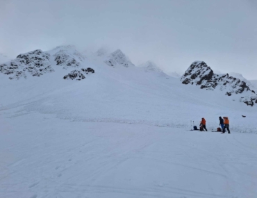 Pád lavíny zo Salatína