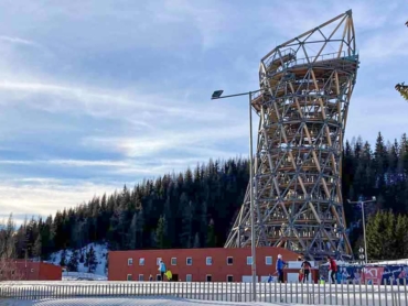 Veža na Štrbskom plese je najvyššia a najvyššie položená veža na Slovensku