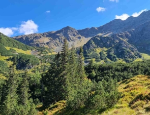 Smutná dolina leží na konci Roháčskej doliny