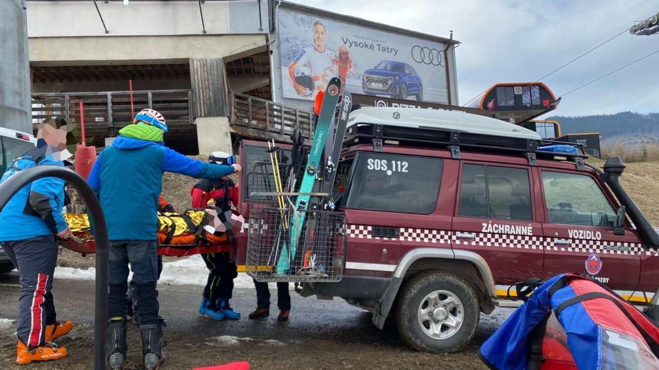Horskí záchranári riešili kolapsový stav pacienta na Štarte v Tatranskej Lomnici