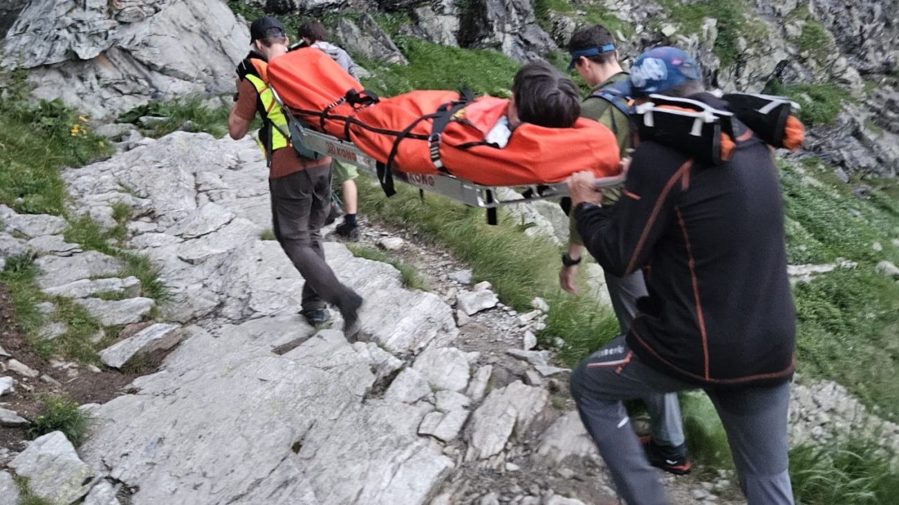 Záchranári Holanďana zniesli k Sliezskemu domu