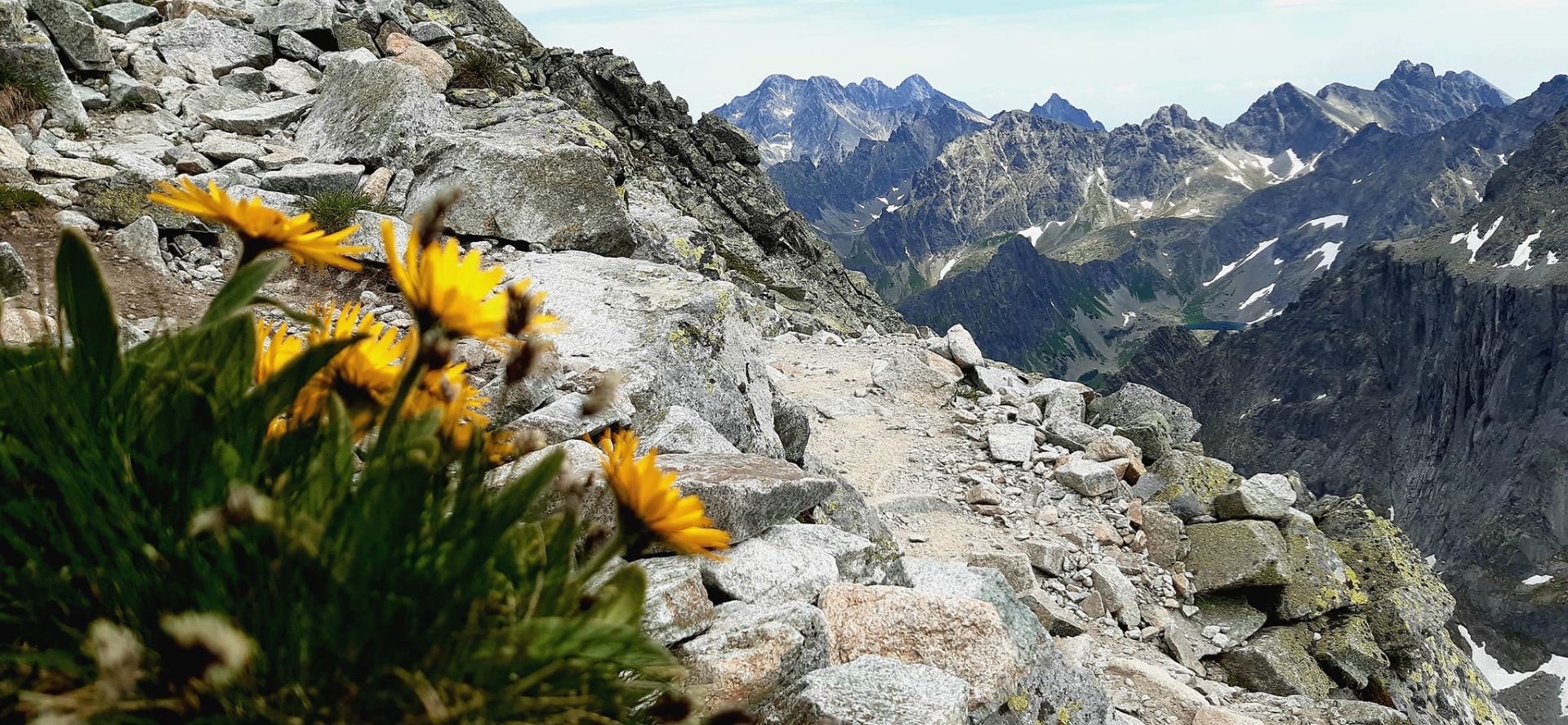 Takýchto momentiek z výstupu na Rysy je málo. Obyčajne sa na chodníku objavia aj turisti