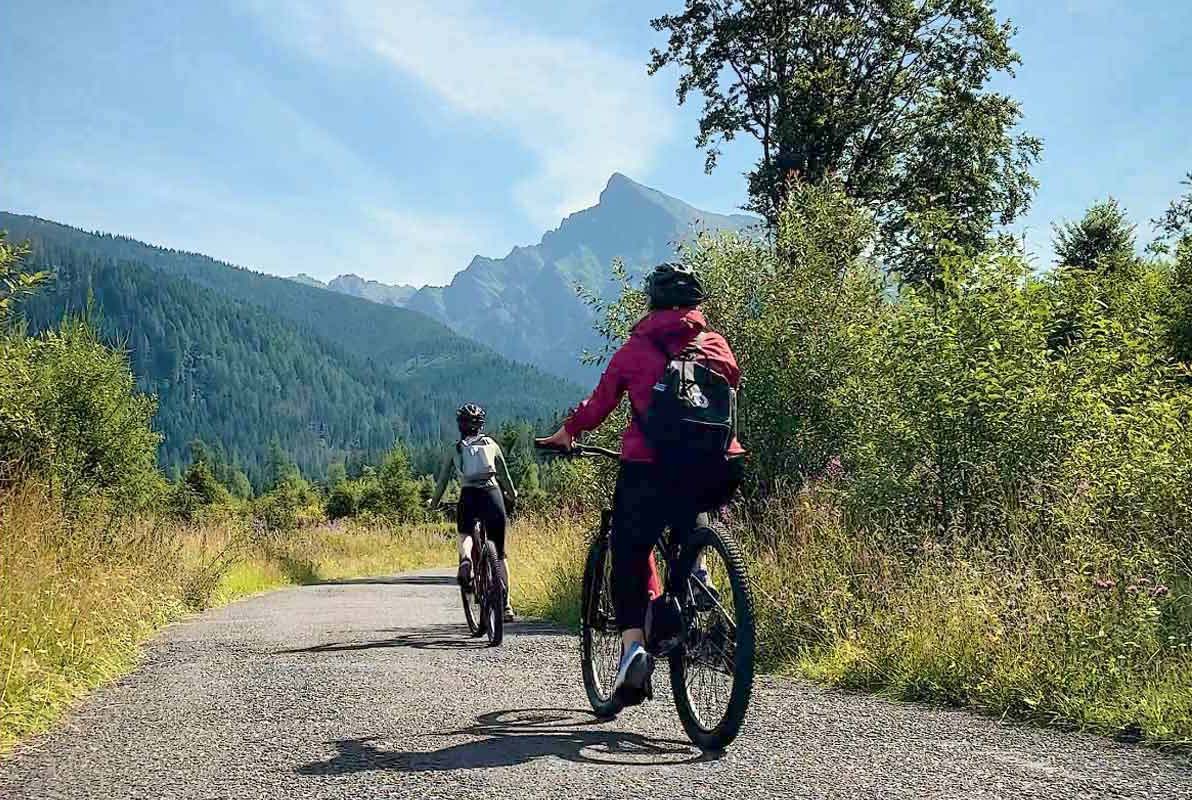 Podobne ako Kôprová, aj Tichá dolina je vďaka asfaltovej ceste dobre prístupná pre cyklistov. Foto: Vladimír Tošovec.