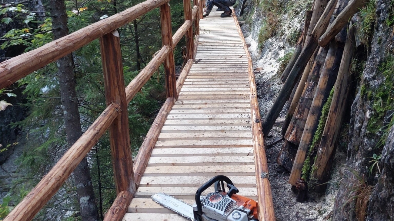 V Juraňovej doline opravili štyri mostíky. Je sprístupnená