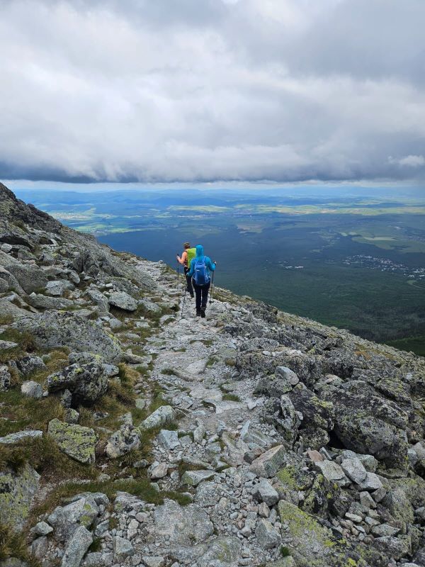 Cestou na Skalnaté pleso.