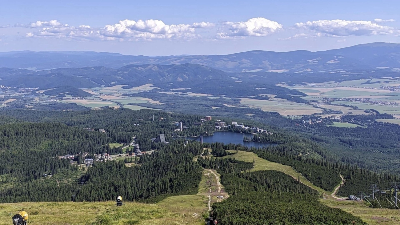 Výhľad z Chaty pod Soliskom