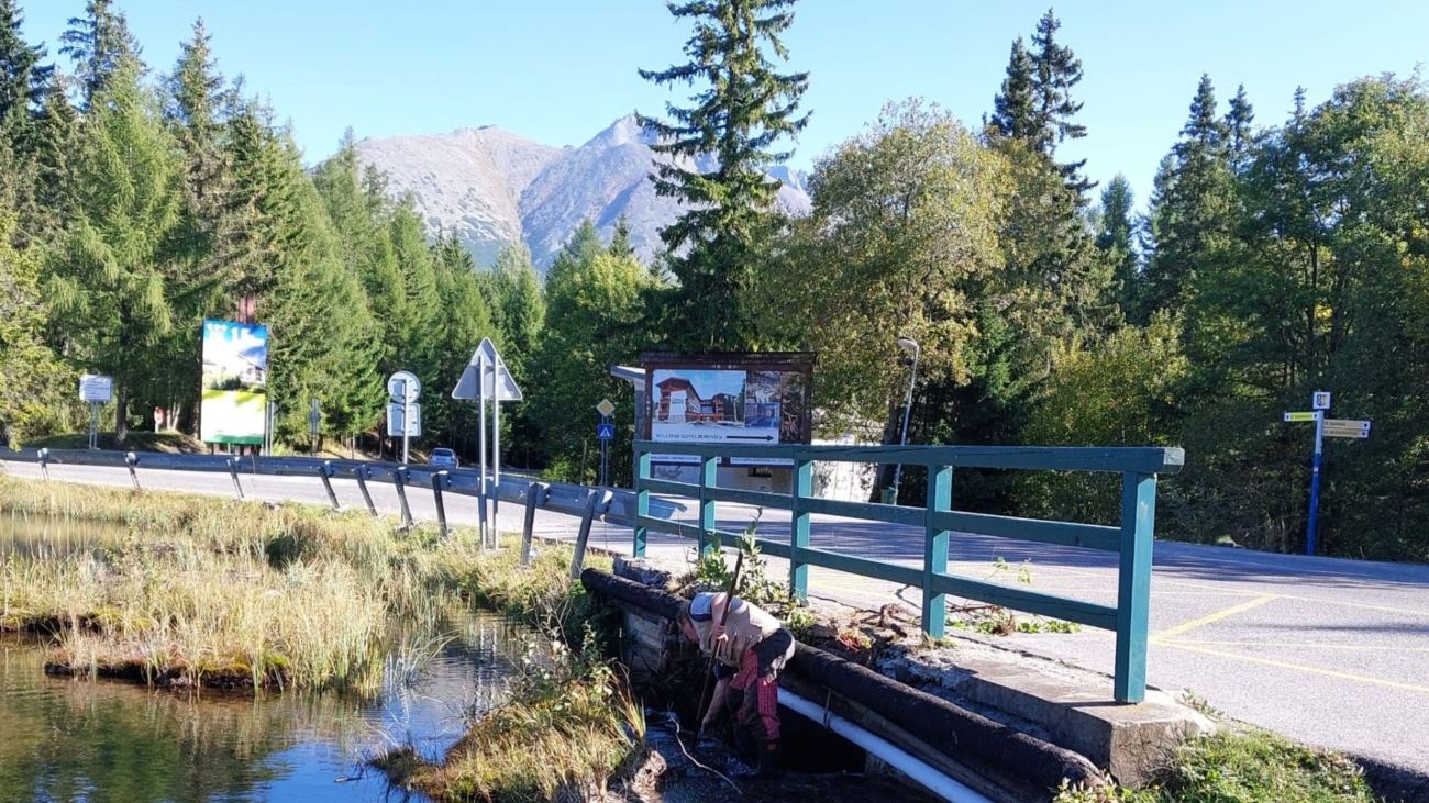 Nové Štrbské pleso - práve ho vyčistili