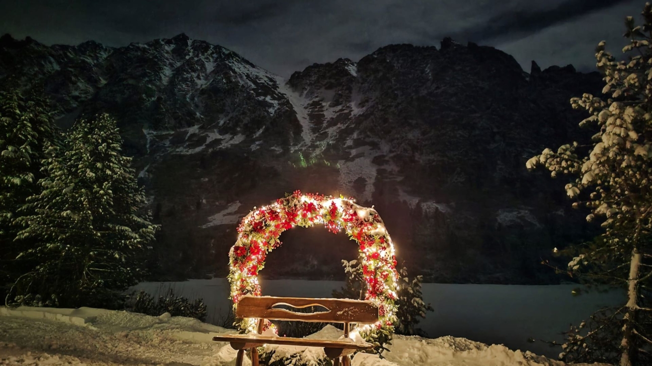 Vianočné Popradské pleso