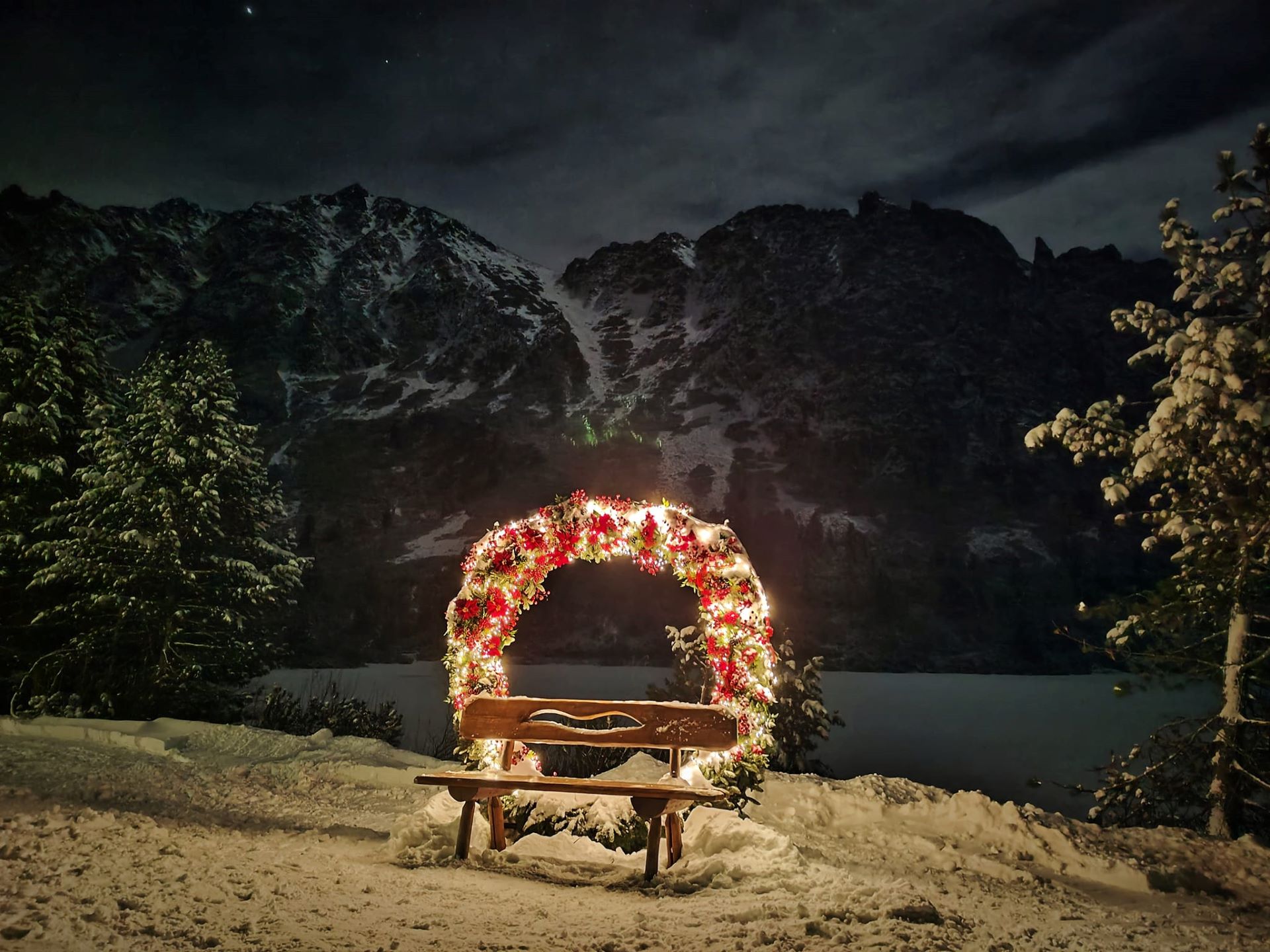 Vianočné Popradské pleso