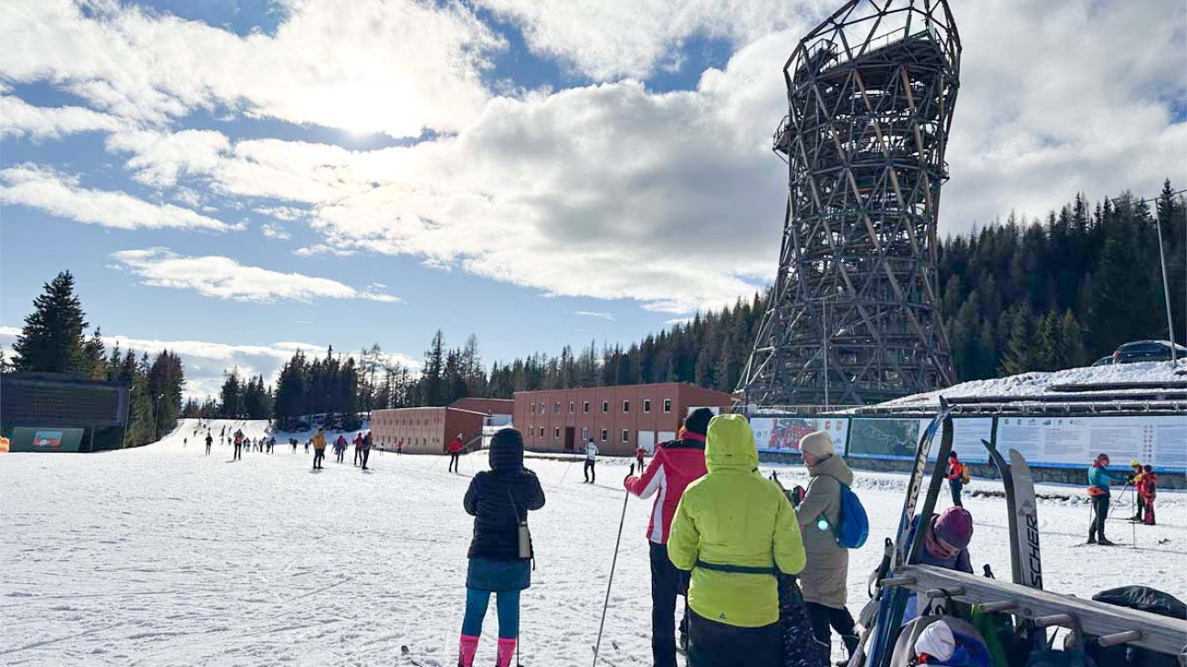 Bežecký areál Štrbské pleso, 31. januára 2025. Foto: Monika Janigová.