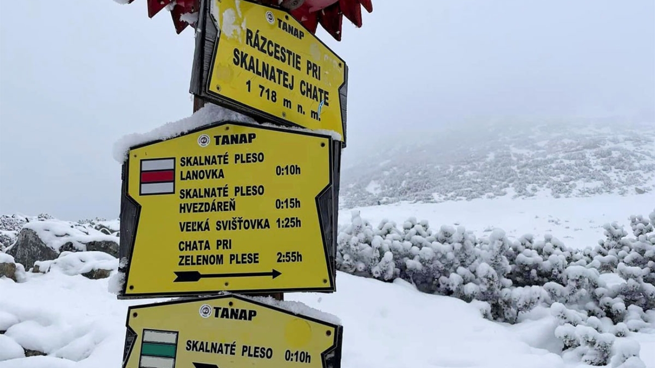 Rozcestník v Tatrách. Autor titulnej fotografie: Olga Ruban.