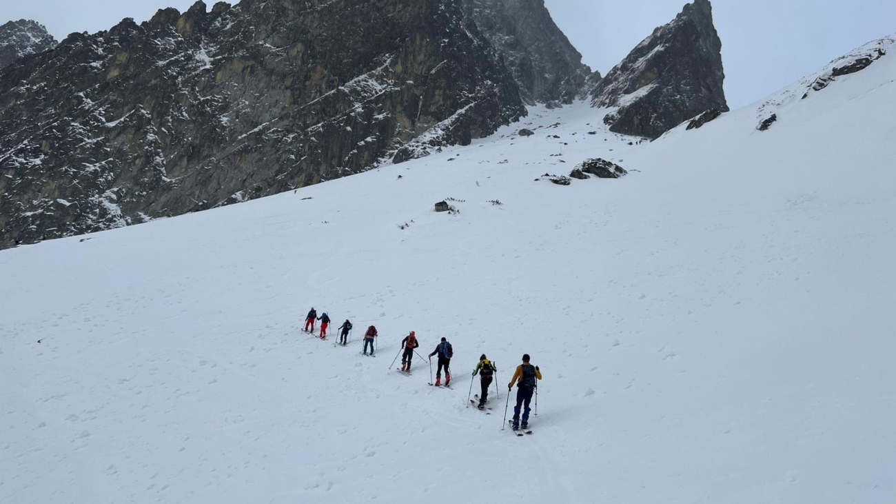 Skialpinizmus je v Tatrách obľúbenou aktivitou