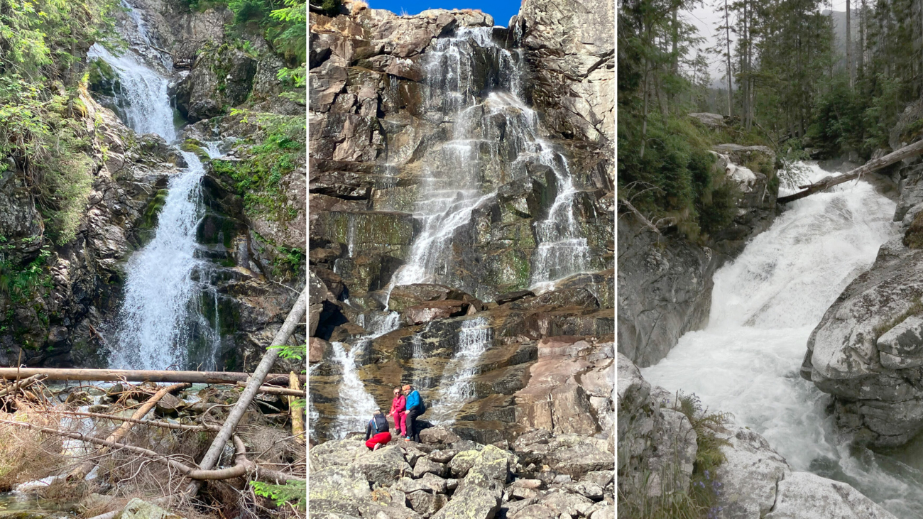 Tri tatranské vodopády. Foto: Jaroslav Kizek.