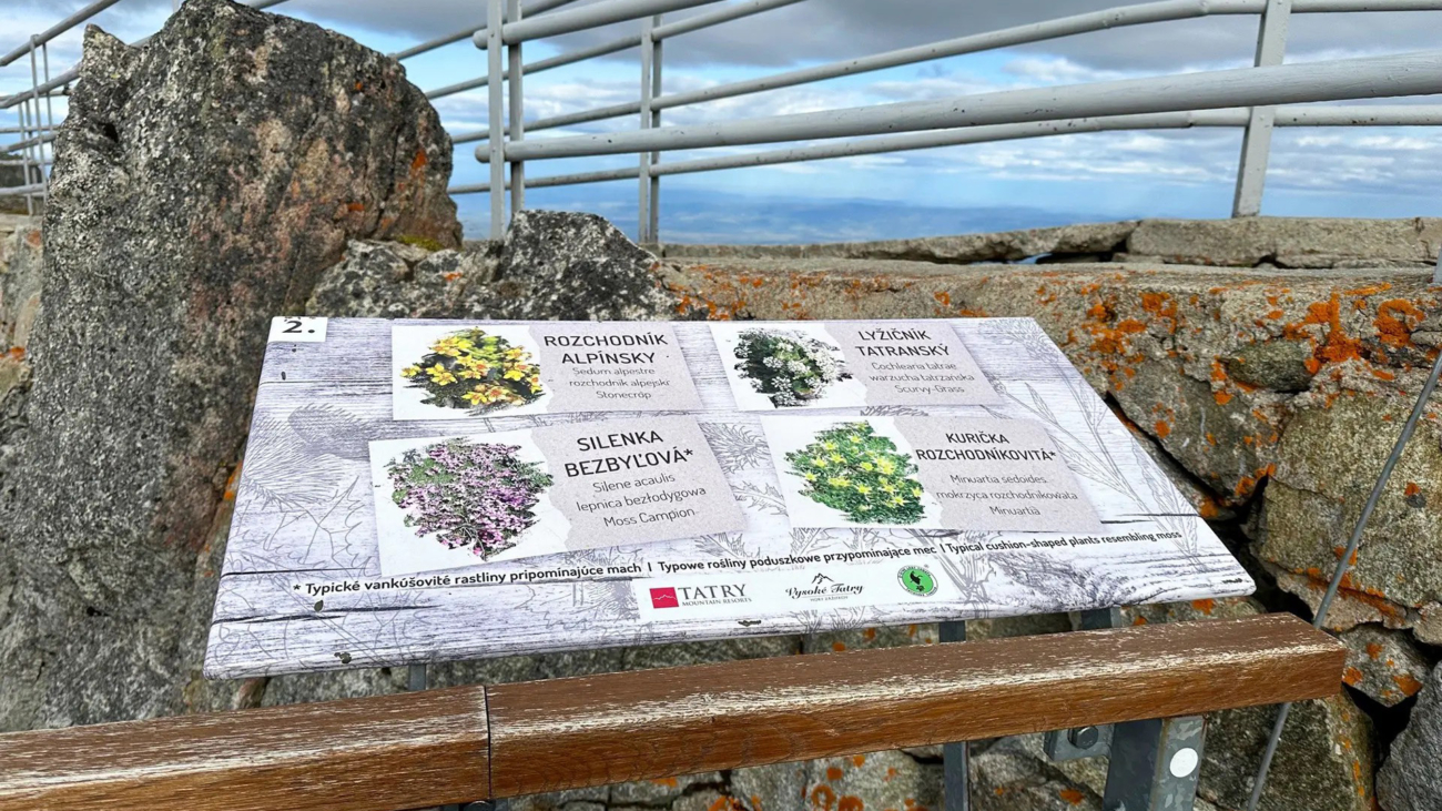Botanická záhrada na Lomnickom štíte. Foto: Monika Janigová.