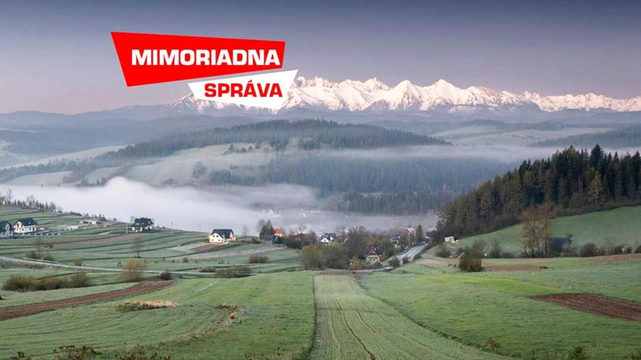 V nedeľu sa nad Tatrami rozprší