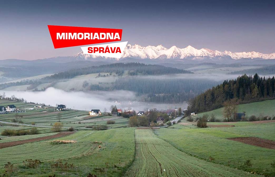 V nedeľu sa nad Tatrami rozprší