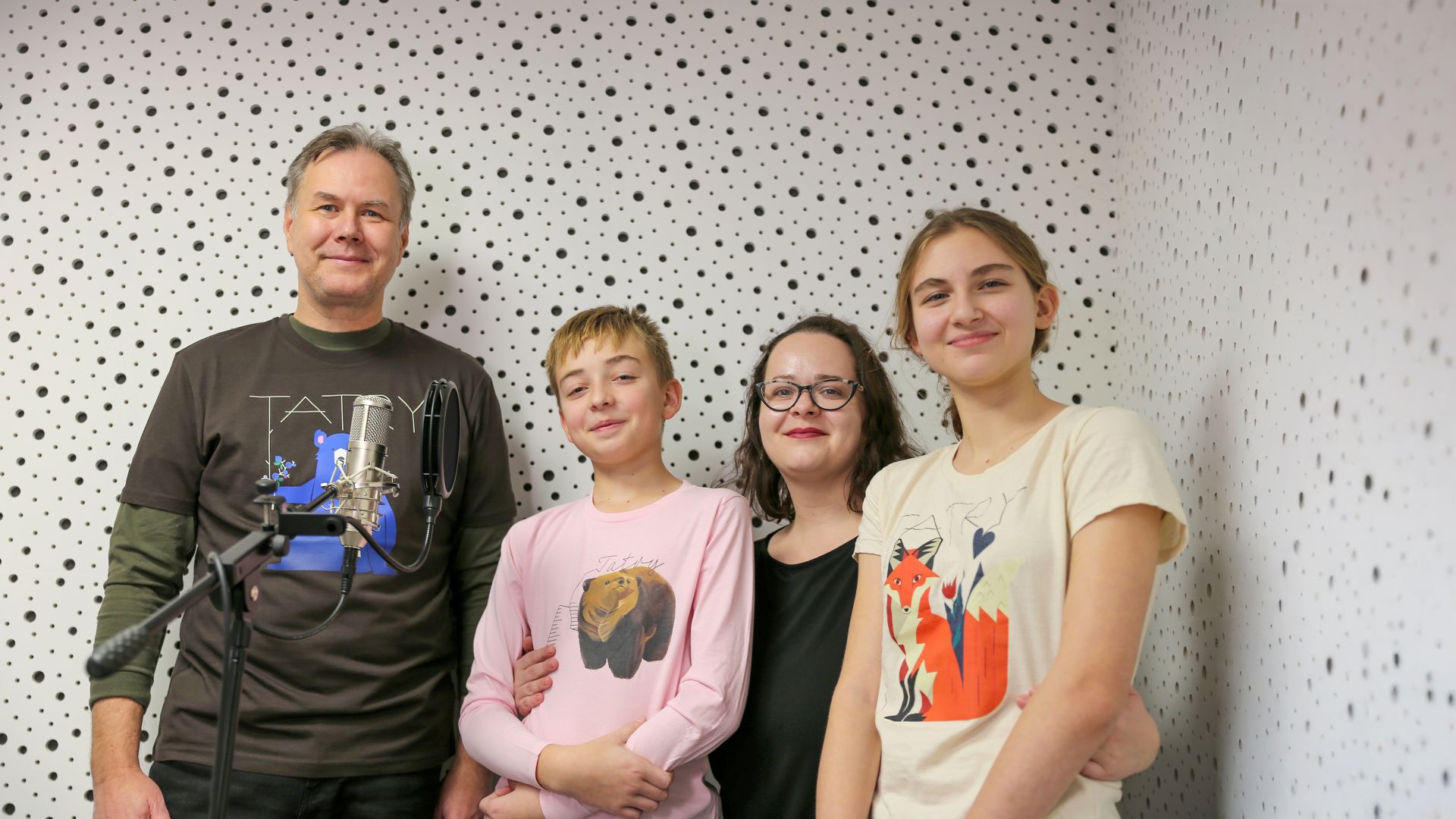 Tím, ktorý pre vás pripravuje podcast S batohom cez hory. Jaro Kizek (zľava), Vladko Suchanič, Táňa Altusová a Petra Tvrdá