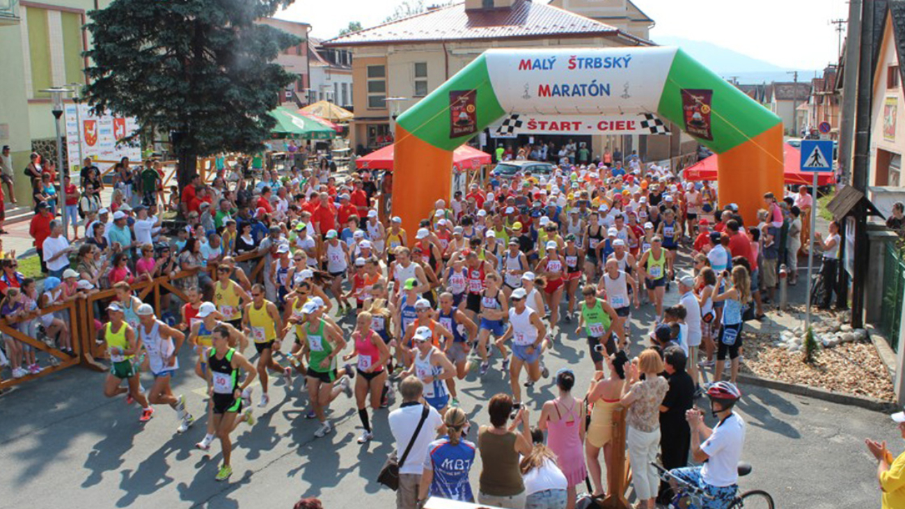 Na štarte Malého štrbského maratónu
