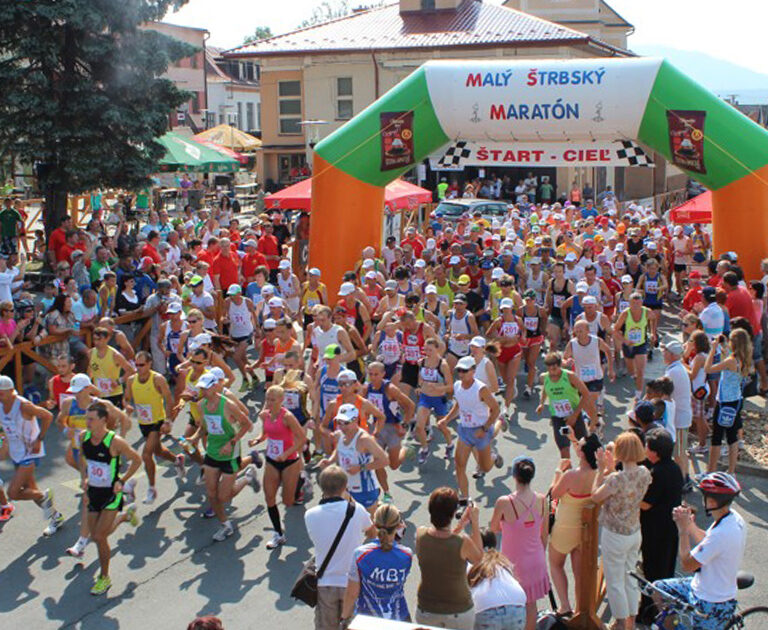 Na štarte Malého štrbského maratónu