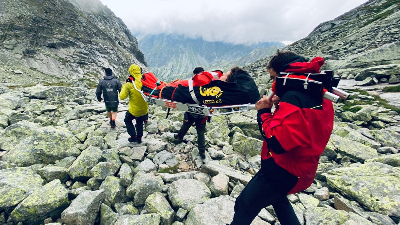 Zo záchranárskej akcie v Dolinke pod Váhou