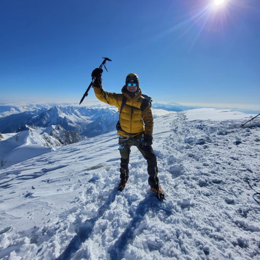 Náročný výstup na Mont Blanc. Foto: Marek Kasan.