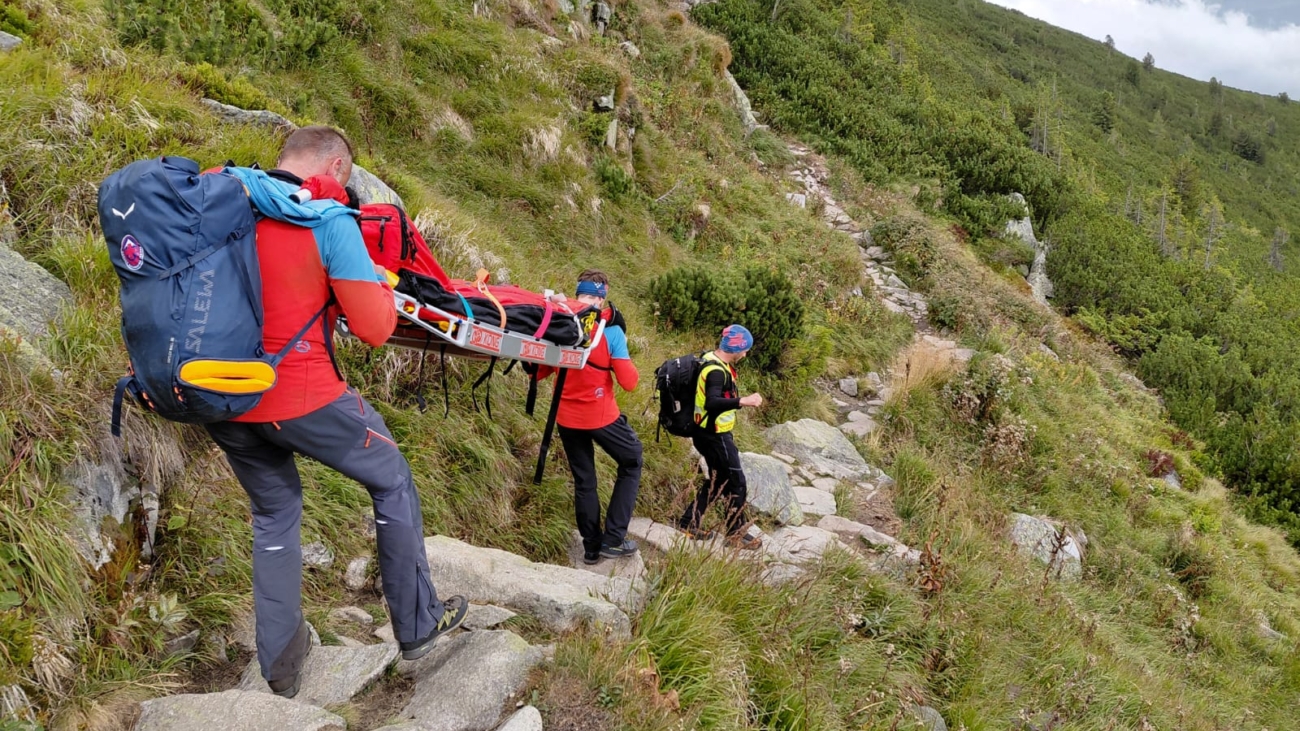 Záchranárska akcia vo Furkotskej doline