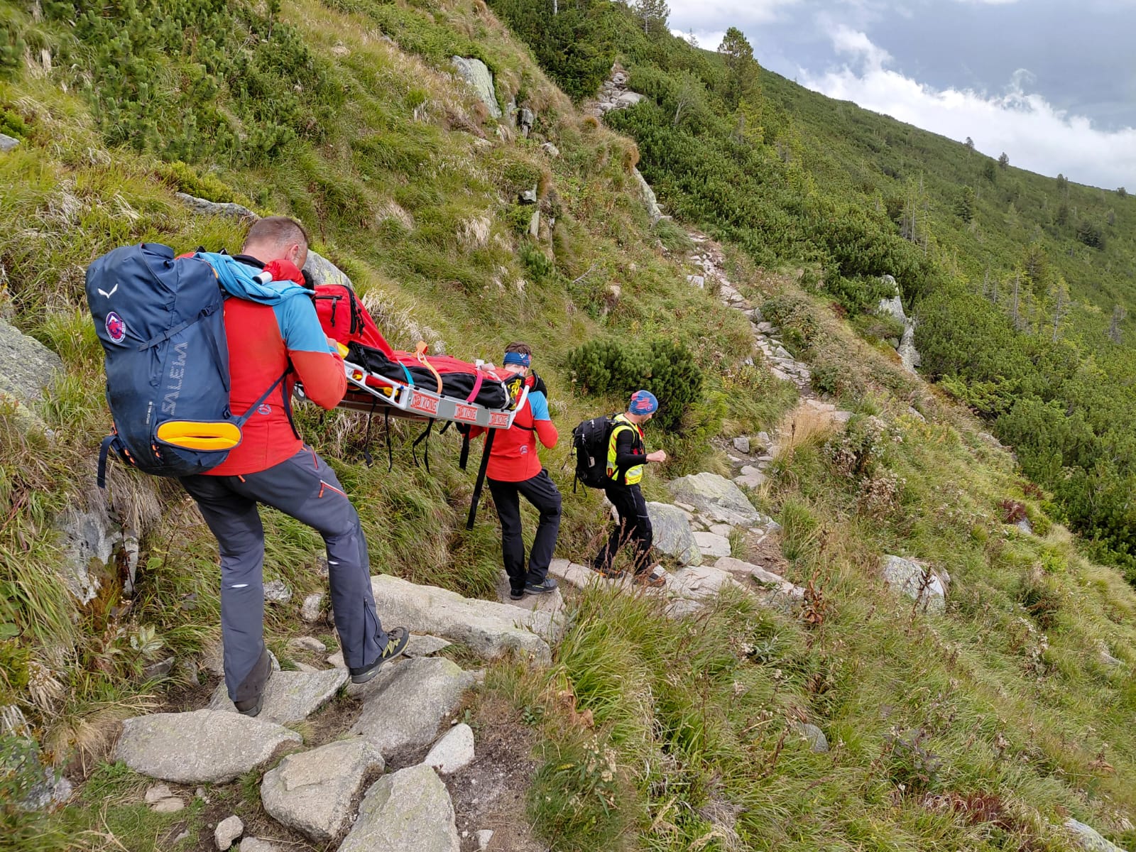 Záchranárska akcia vo Furkotskej doline