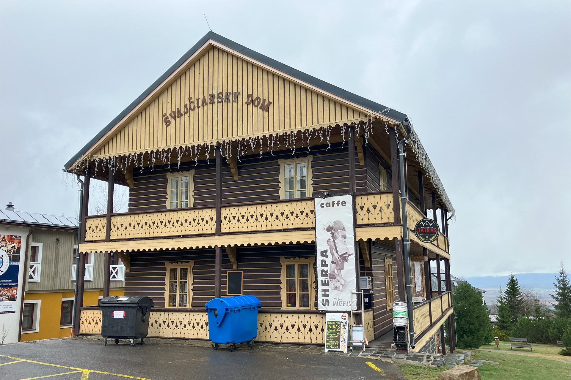 Švajčiarsky dom v Starom Smokovci, v ktorom nájdete múzeum venované horskému nosičstvu. Foto: Jaroslav Kizek.
