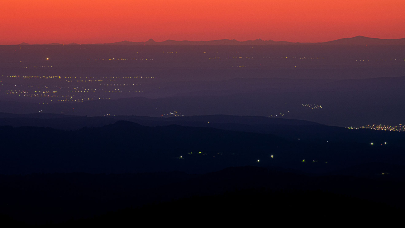 Vysoké Tatry odfotené z Rumunska. Foto: Richard Ježík.