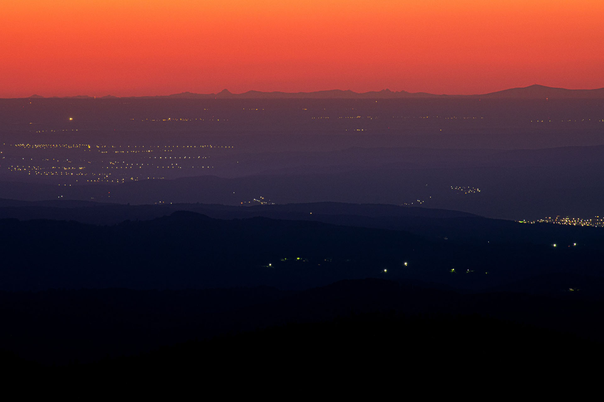 Vysoké Tatry odfotené z Rumunska. Foto: Richard Ježík.
