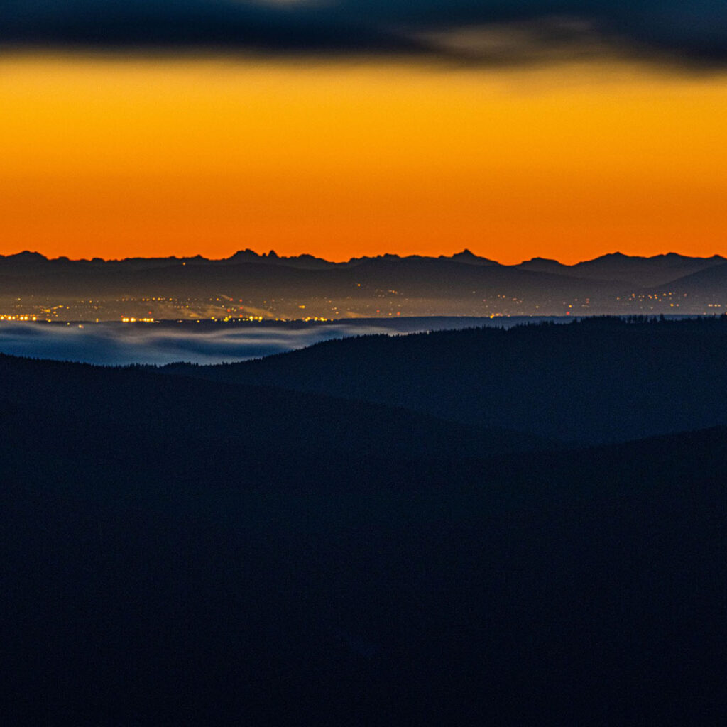 Vysoké Tatry z vrchu Šerák, Hrubý Jeseník, Česká republika. Foto: Richard Ježík.