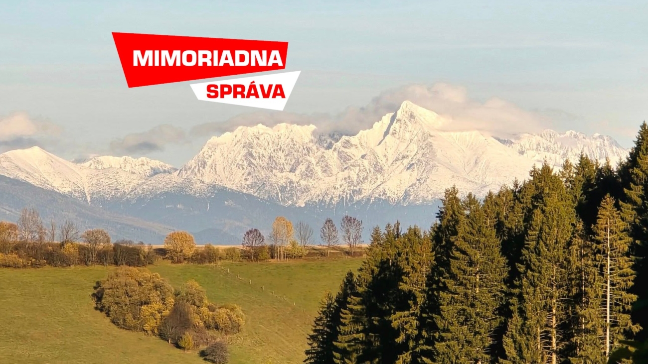 V Tatrách je vysoko v horách súvislá snehová pokrývka