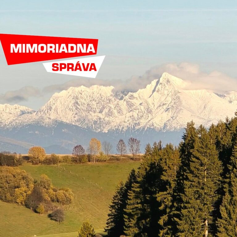 V Tatrách je vysoko v horách súvislá snehová pokrývka