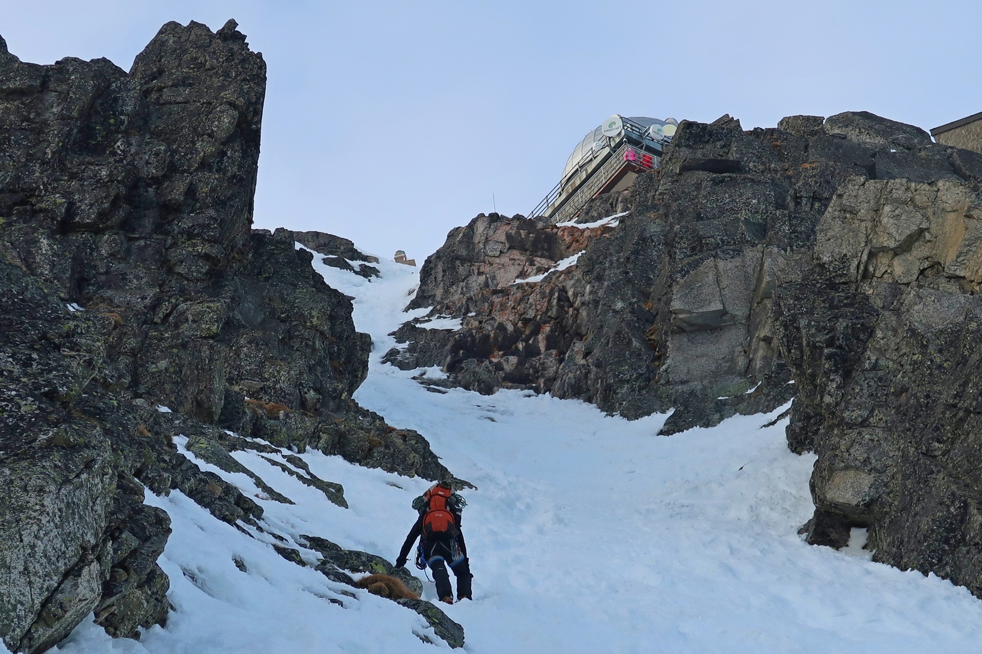 Filmársky žľab. Foto: Vlado Vričan.