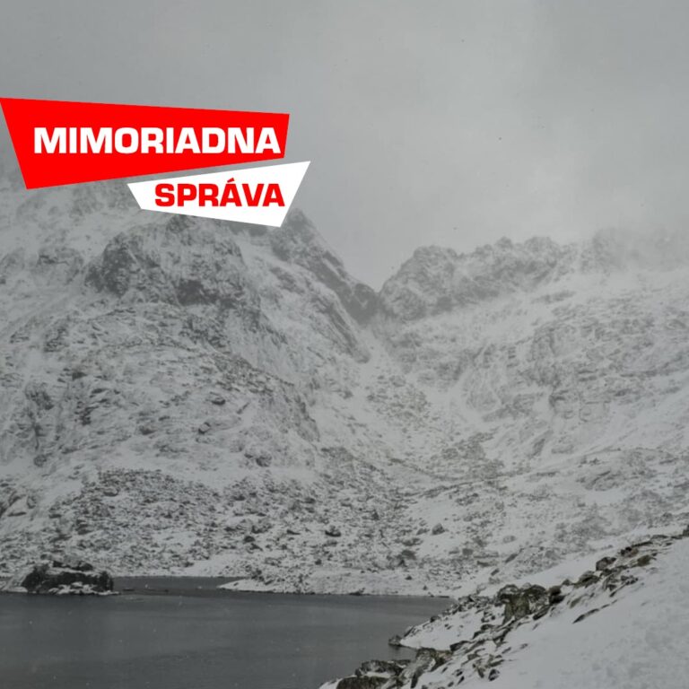 Dnes je v Tatrách krásne, no v sobotu a nedeľu bude pršať
