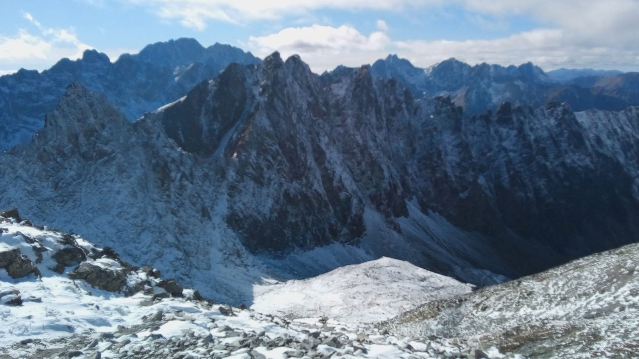 Pohľad zo sedla Sedielko