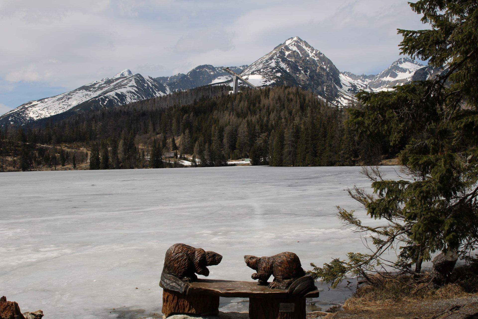 Známa panoráma nad Štrbským plesom