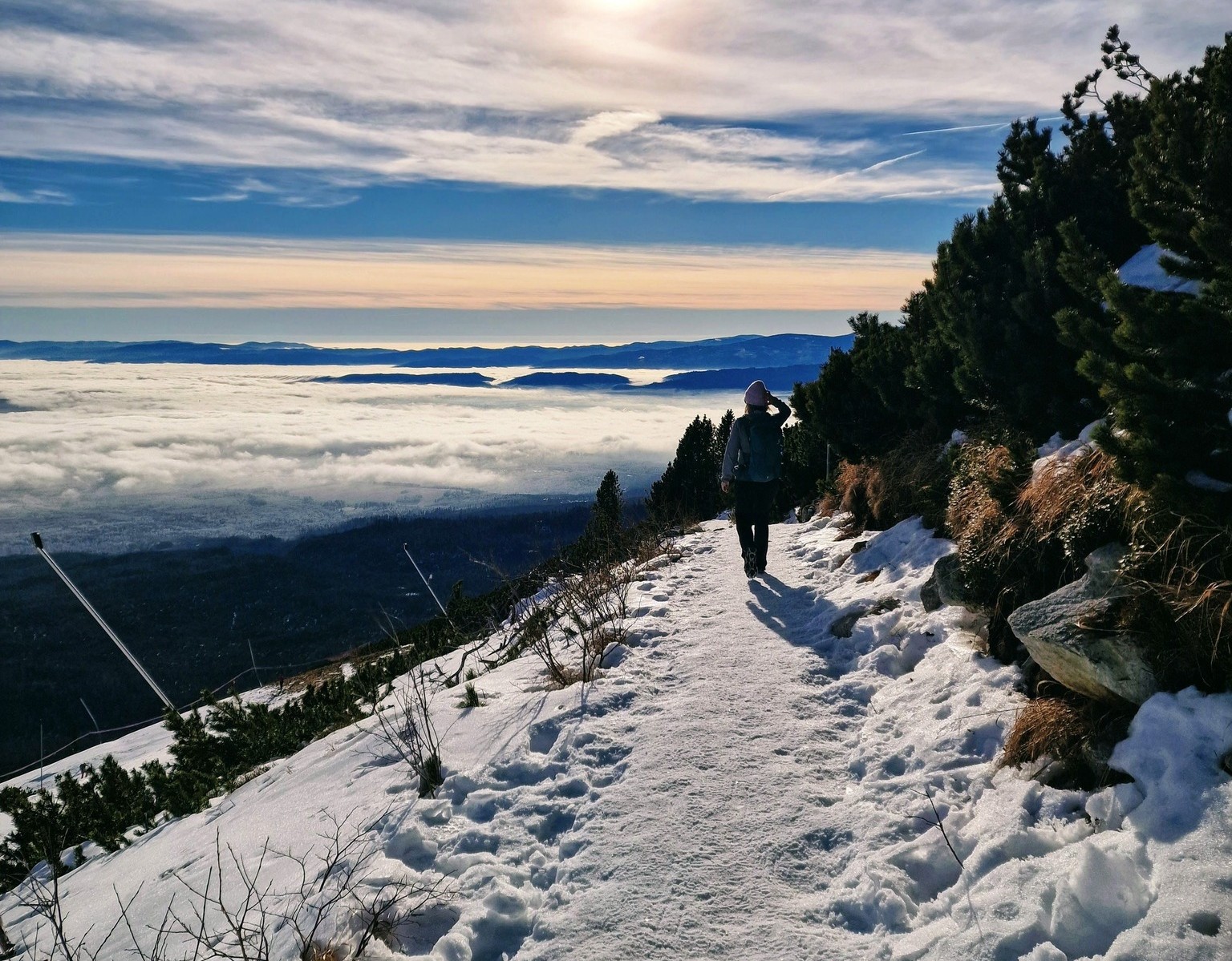 Chodníkom na Skalnaté Pleso