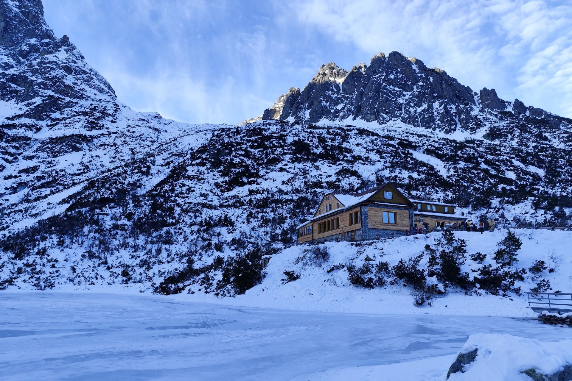 Chata pri Zelenom plese. Foto: Petra Volnová Havranová.